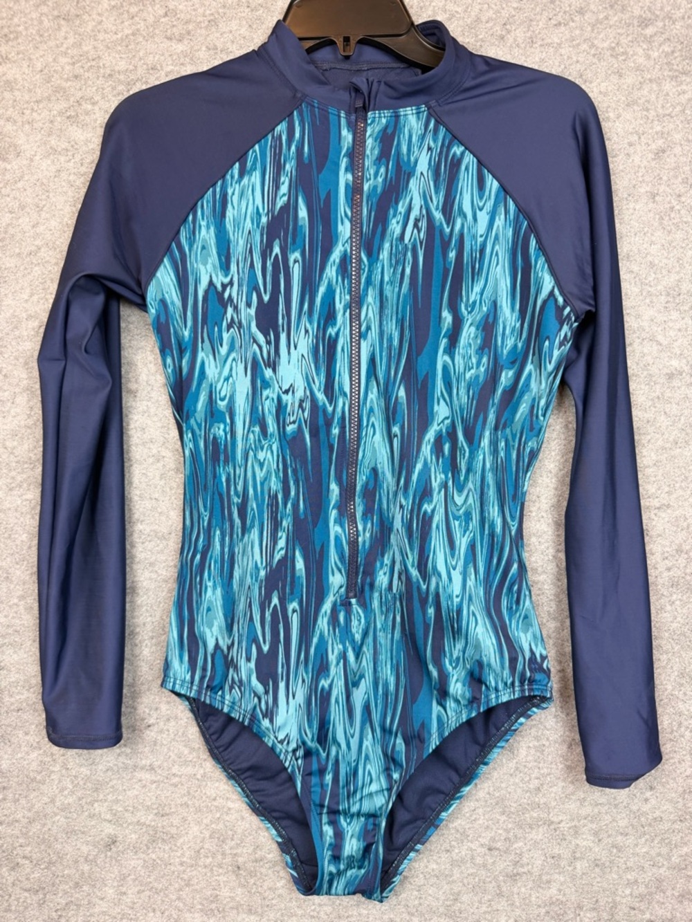 Target All in Motion Navy Zip-Front Active Top